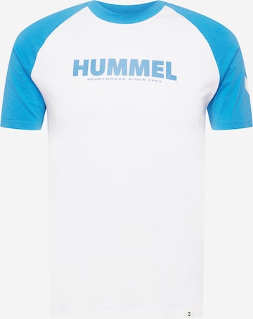 Hummel Λειτουργικό μπλουζάκι 'Legacy' σε λευκό: μπροστά