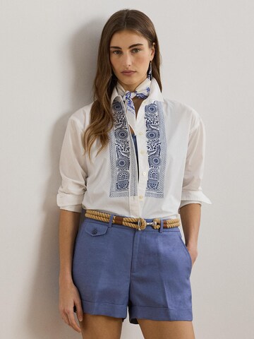 Lauren Ralph Lauren Blouse in White: front