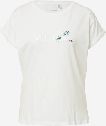 T-shirt 'SMURFYє' VILA en blanc : devant