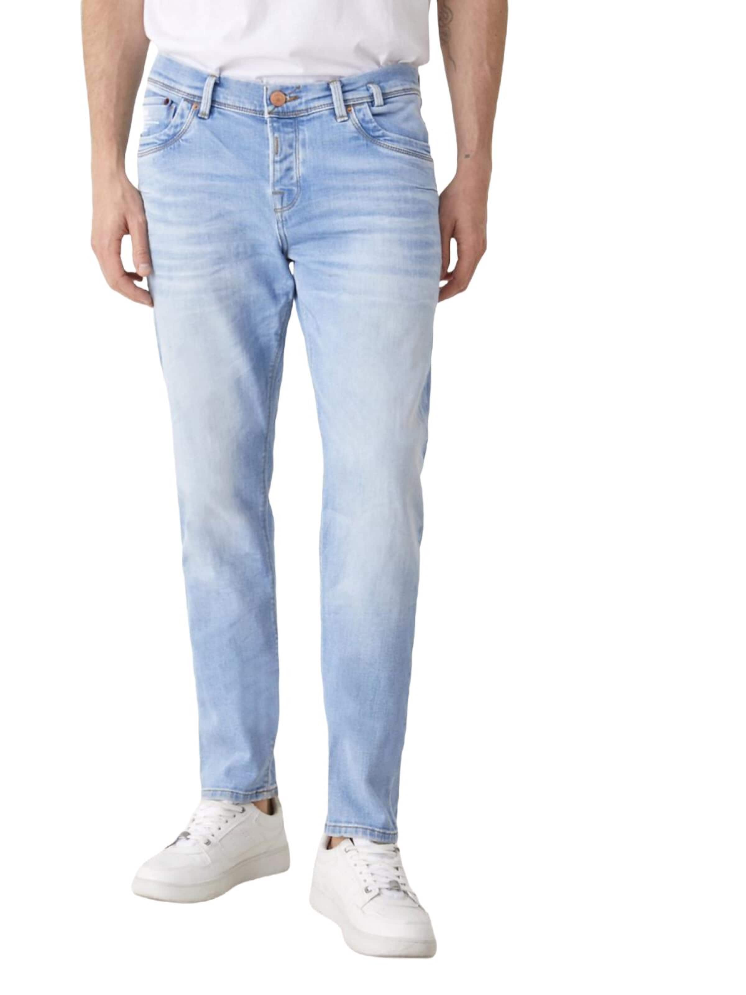 LTB Jeans - Tapered Vaquero 'LTB Jeans Herren Servando X D Tapered Skinny Mid Waist Jeans' en verde