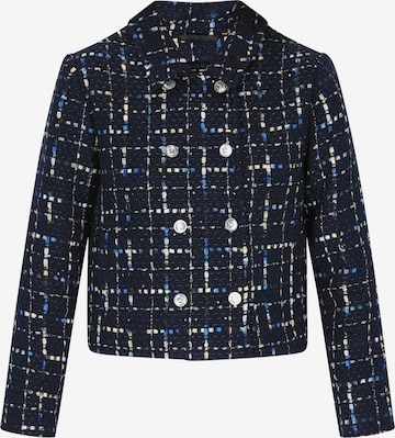 Blazer di faina in nero: frontale