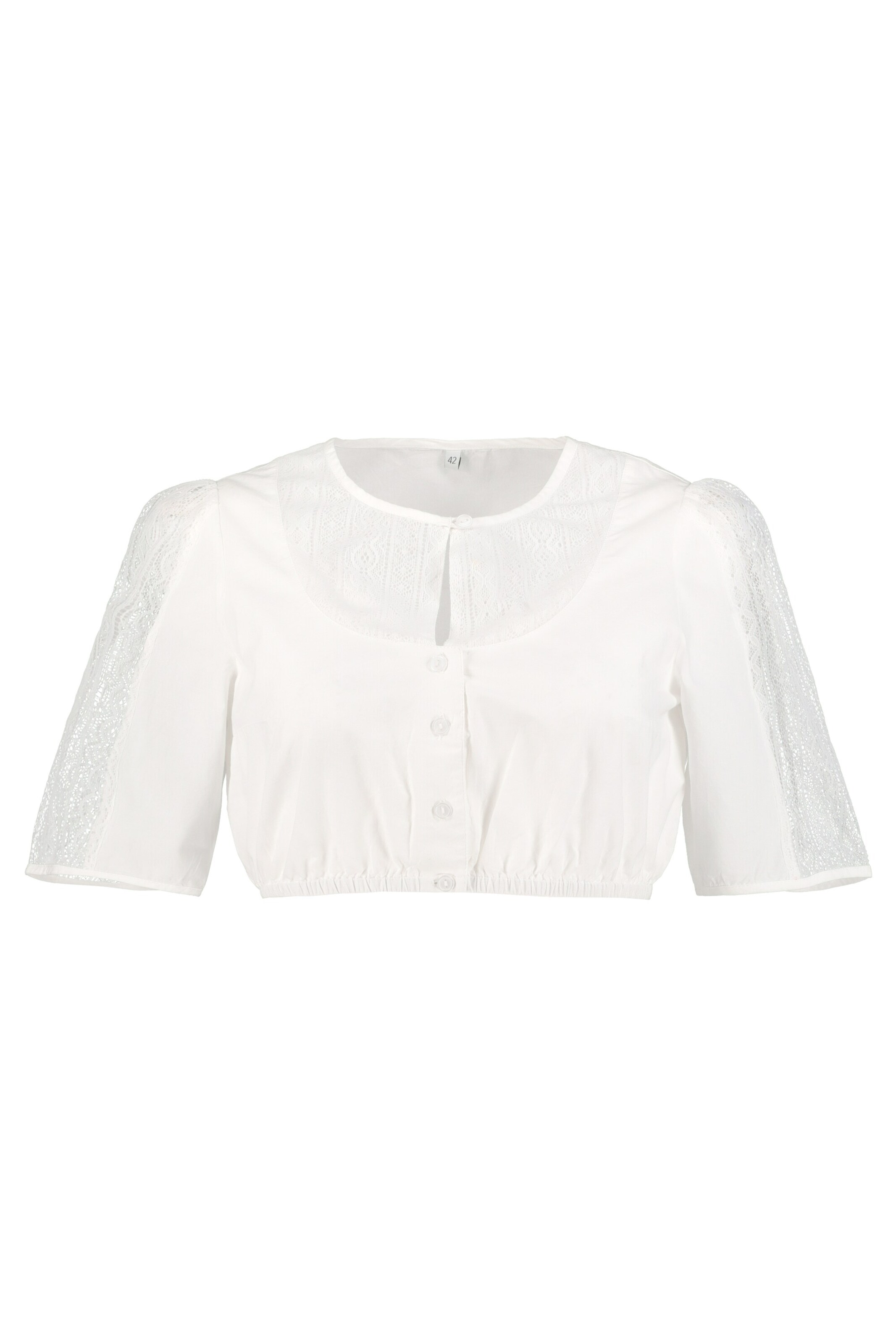 Ulla Popken Bluse in Weiß: Vorderseite