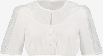 Ulla Popken Blouse in Wit: voorkant