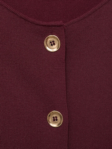 MANGO Gebreide bodywarmer 'YOLANDO' in Rood