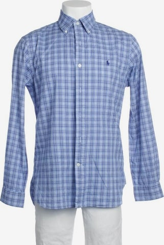 Polo Ralph Lauren Freizeithemd / Shirt / Polohemd langarm M in Blau: predná strana