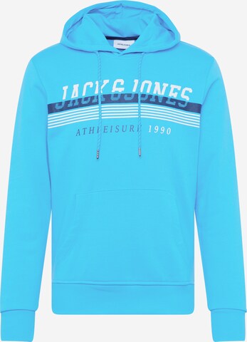 JACK & JONES Sweatshirt 'Iron' in Blauw: voorkant