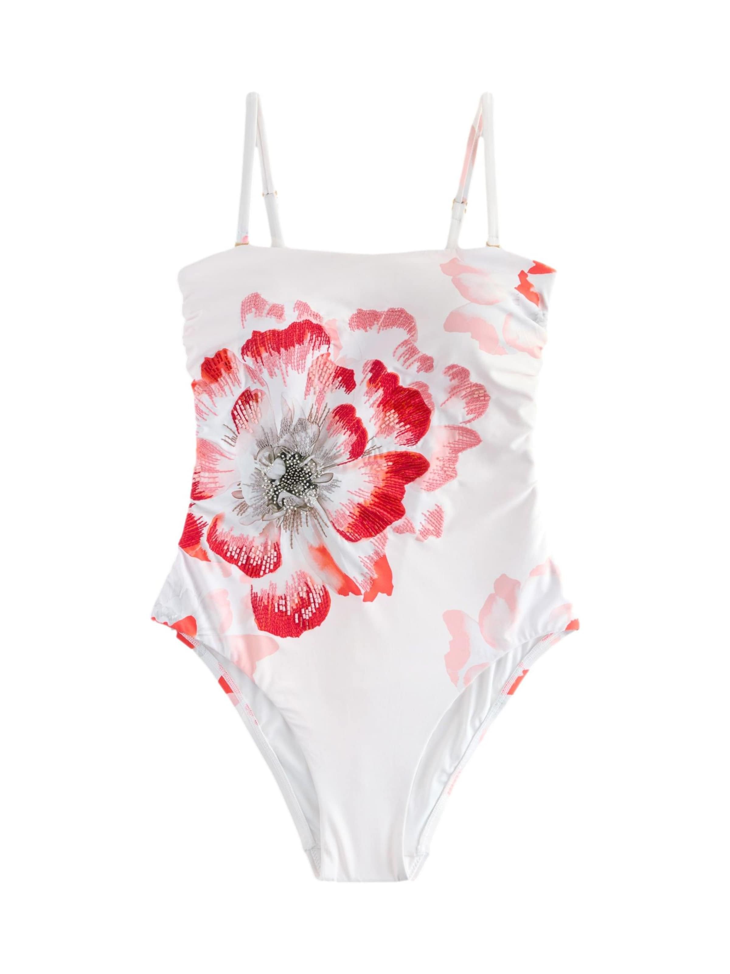 B by Ted Baker Korzetová Plavky – bílá: přední strana