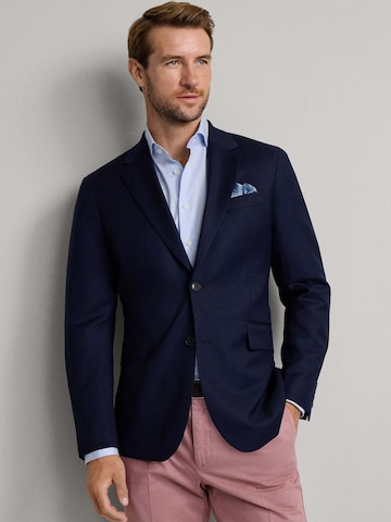 Hackett London Slim fit Suit Jacket 'Hopsack' in Blue