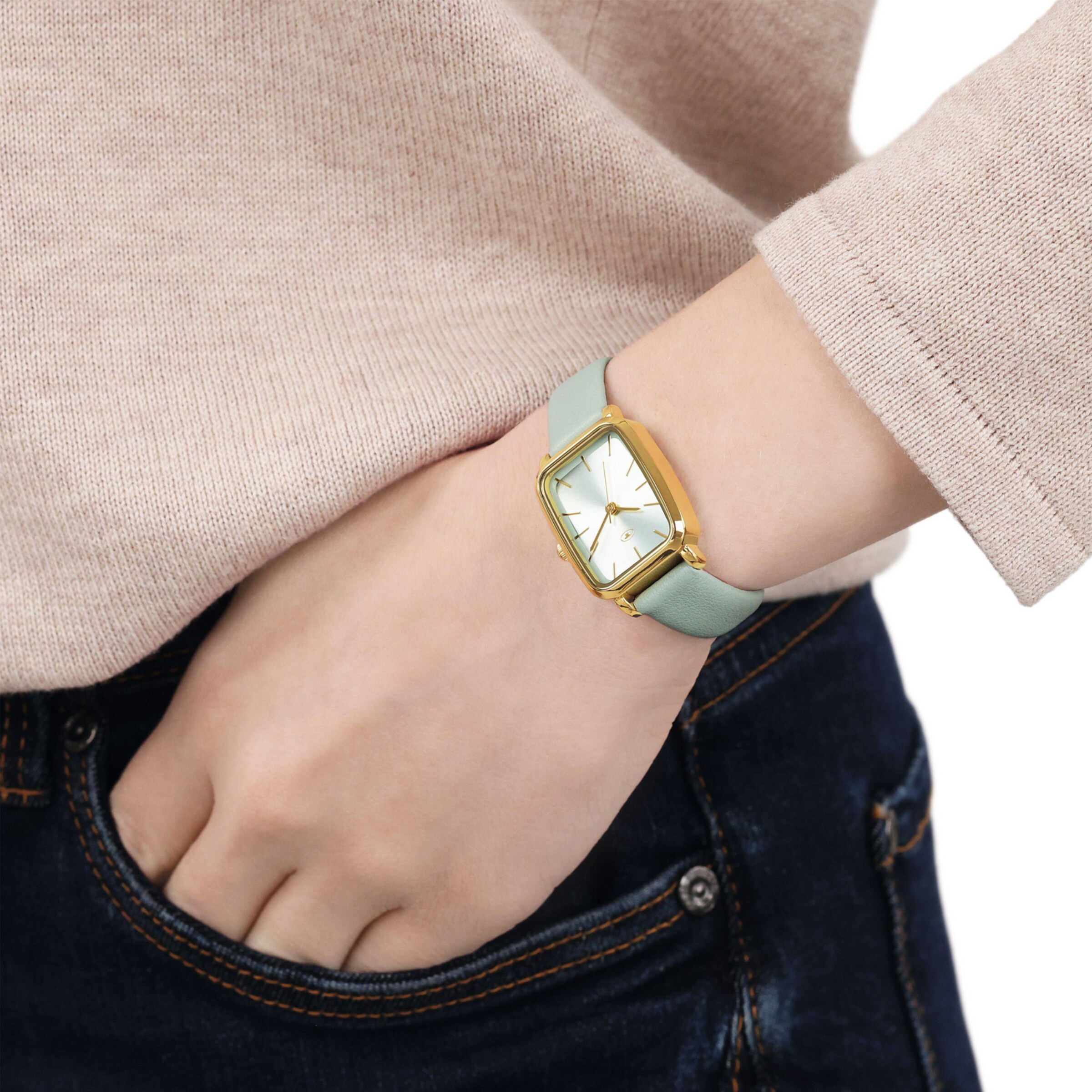TOM TAILOR Analog Watch in Green