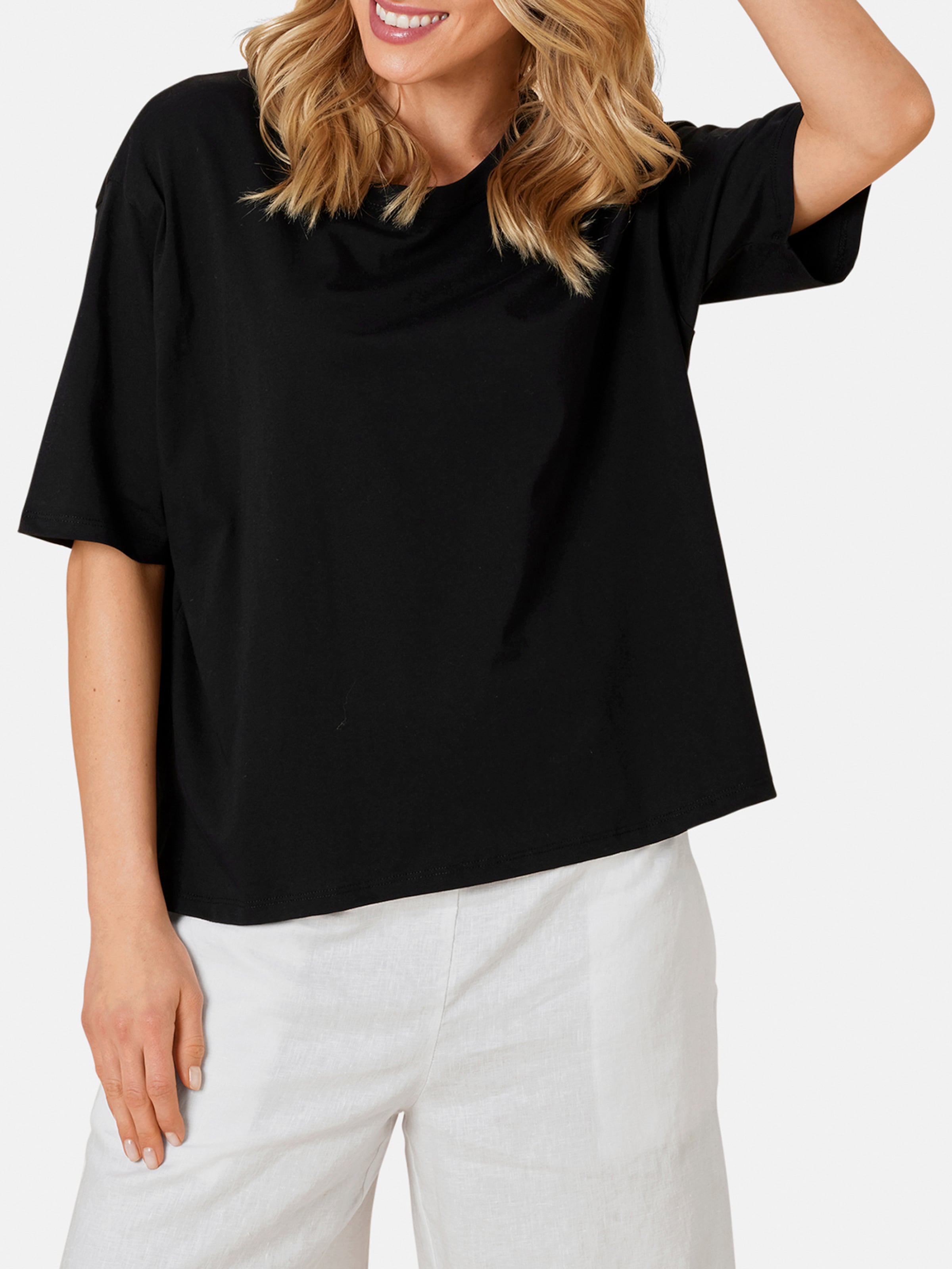 Masai Shirts 'Doreann' i sort: forside