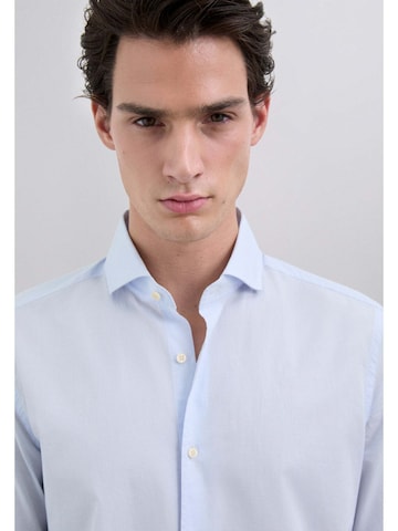 Scalpers Regular fit Button Up Shirt 'Elisee' in Blue