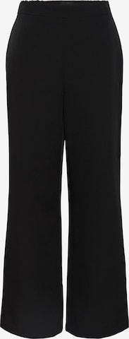 Wide Leg Pantalon 'PCBOZZY' PIECES en noir : devant