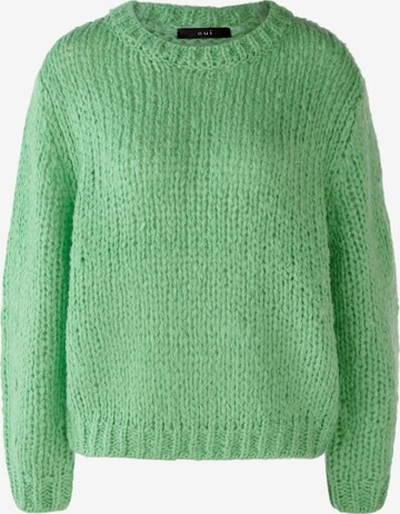 Pull-over OUI en vert : devant