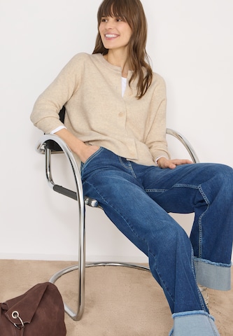 CECIL Knit Cardigan in Beige