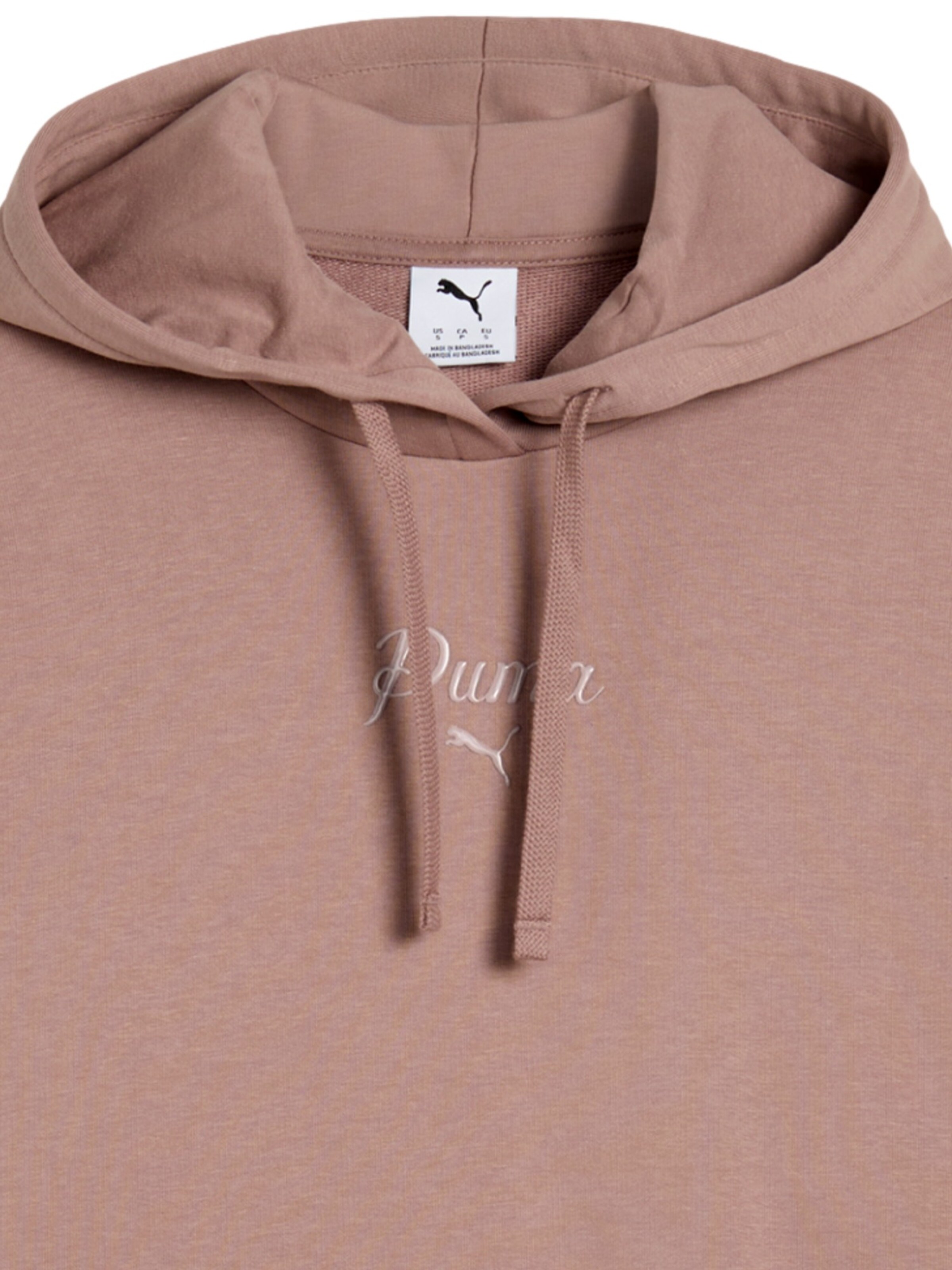 PUMA Sweatshirt 'ESS SCRIPT COMFORT' in Braun