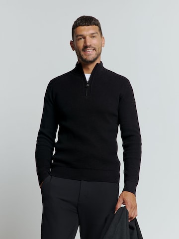 Pull-over No Excess en noir : devant