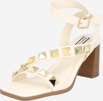 River Island - Sandalias con hebilla en beige: frente