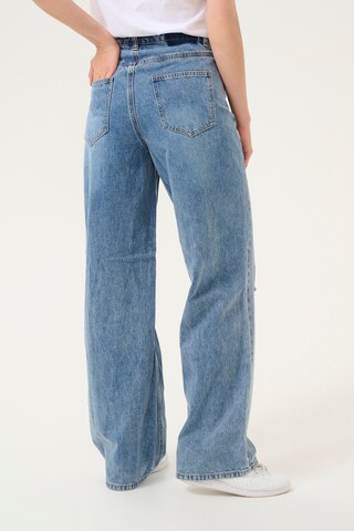 Kaffe Wide Leg Jeans 'Margot' in Blau