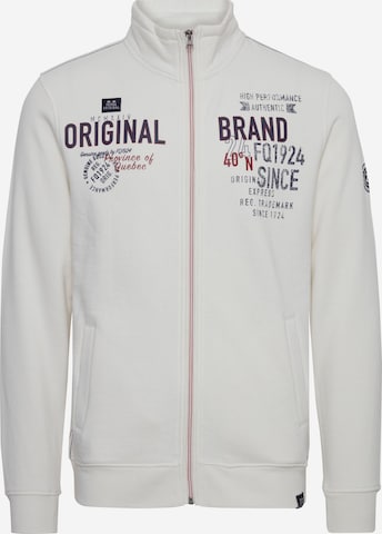 FQ1924 Zip-Up Hoodie 'Fqlenne' in White: front