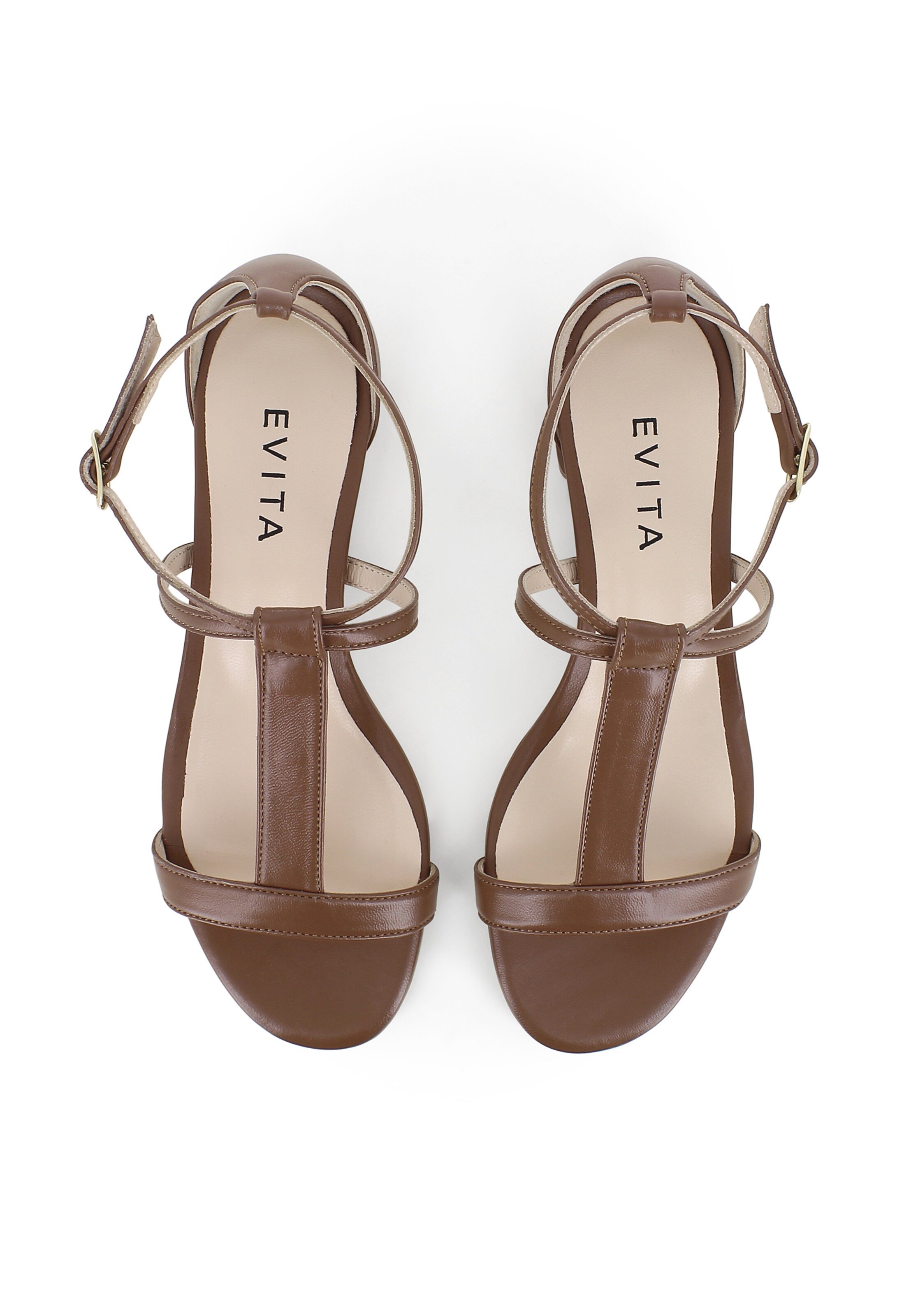 EVITA Sandale 'SALVINA' in Braun