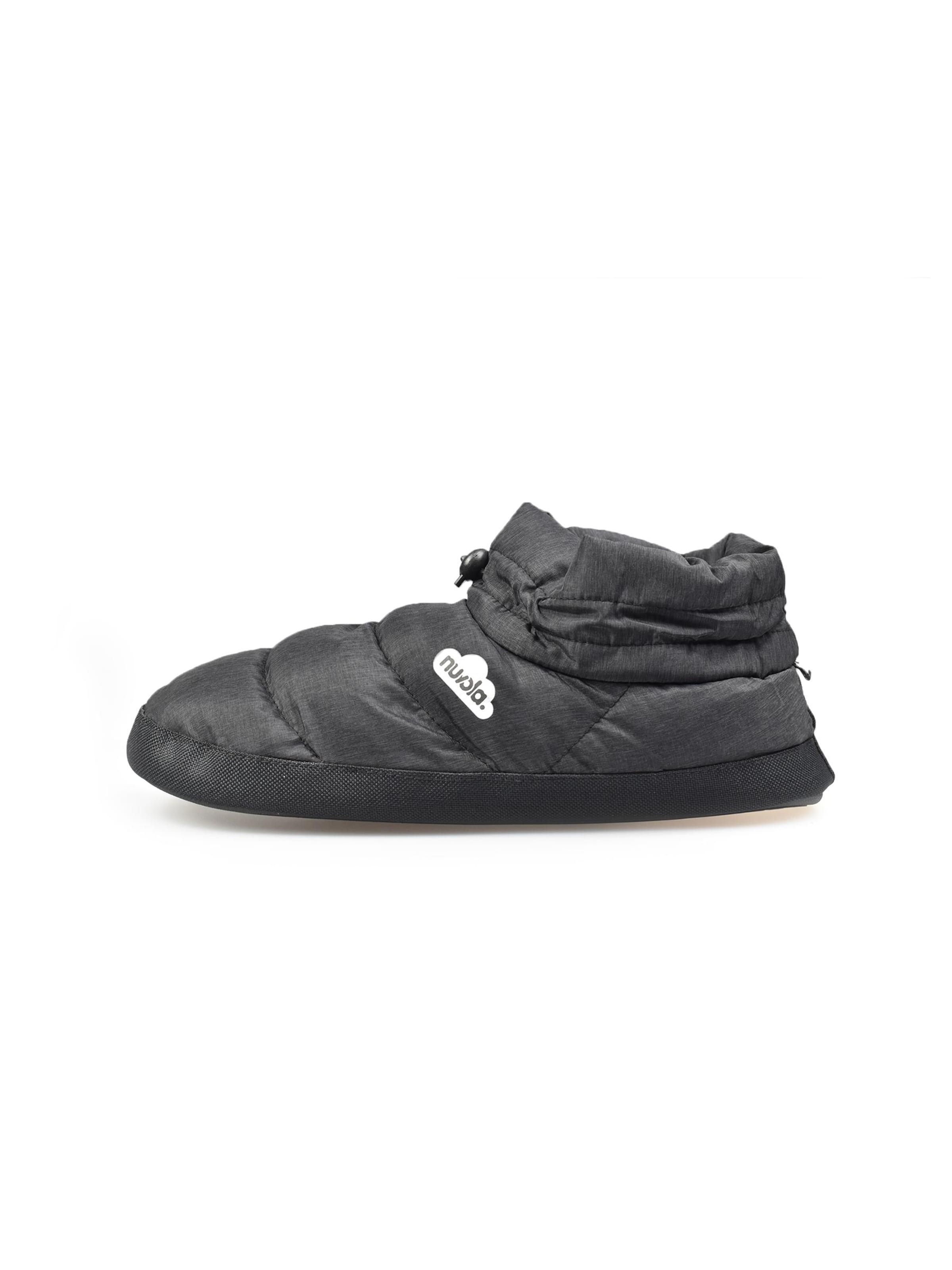 Nuvola. - Zapatillas de casa 'Boot Home Marbled' en negro: frente