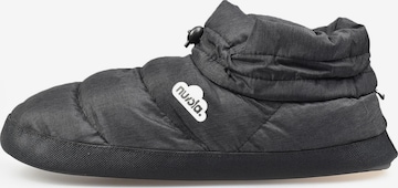 Nuvola. Slippers 'Boot Home Marbled' in Black: front