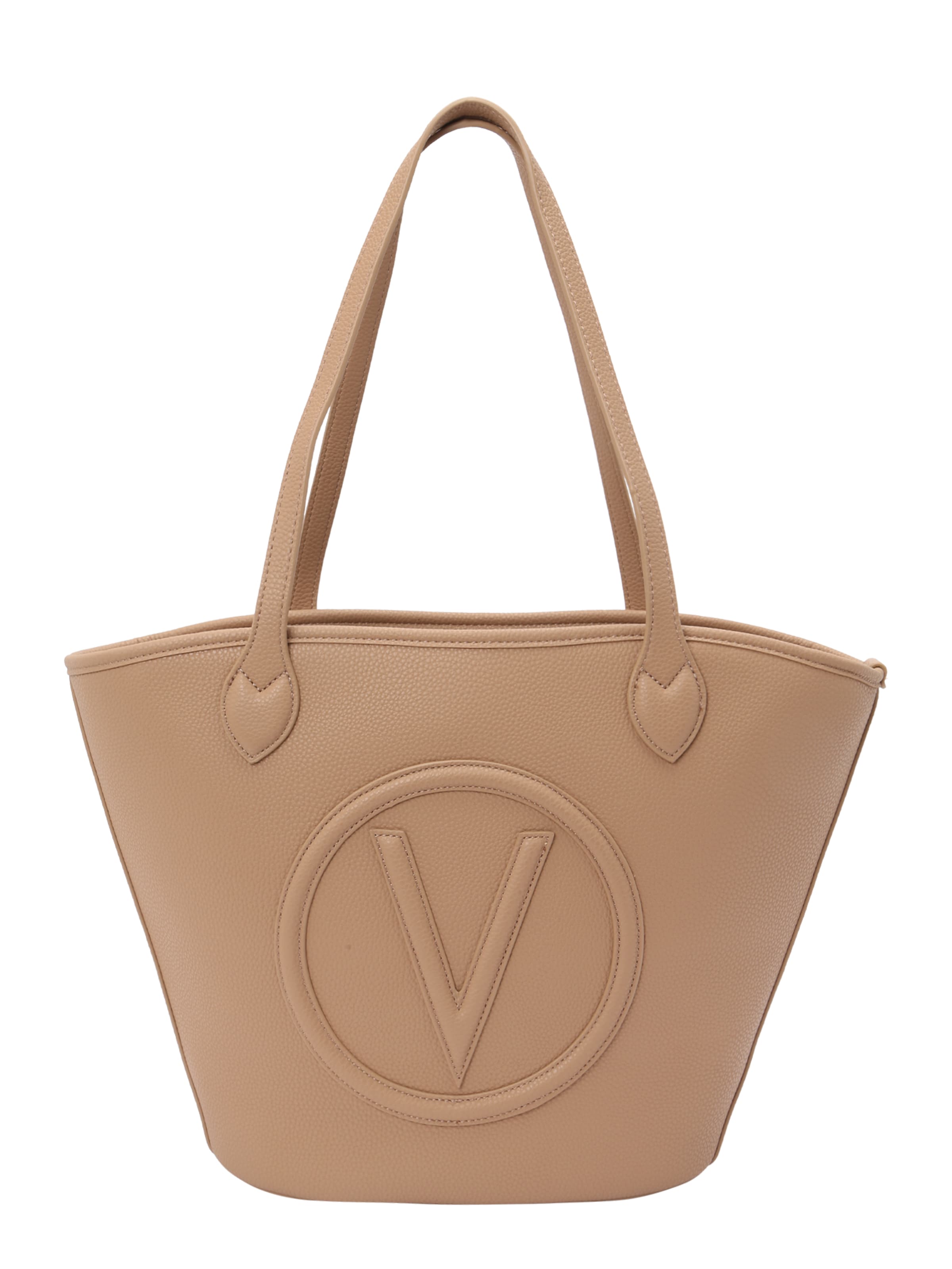 VALENTINO Μεγάλη τσάντα σε μπεζ: μπροστά