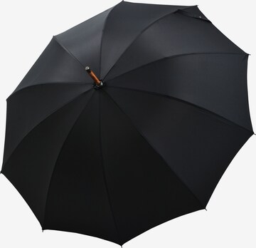 Doppler Manufaktur Umbrella in Black: front