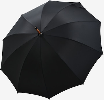 Doppler Manufaktur Umbrella in Black: front