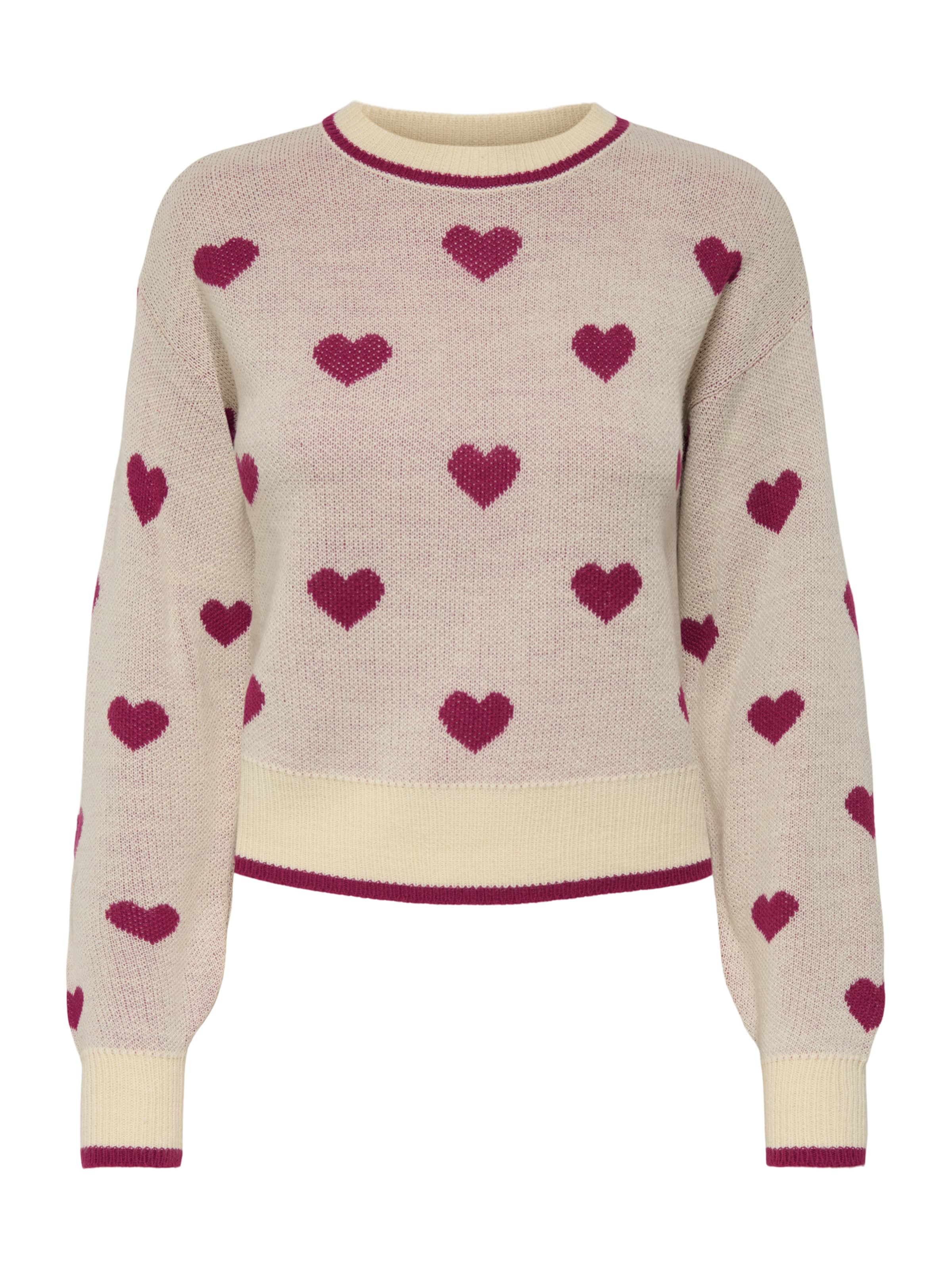 JDY Svetr 'JDYROMANCE' – béžová: přední strana