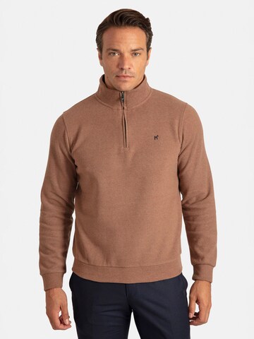 Pull-over Williot en marron : devant