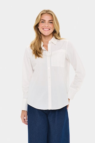SAINT TROPEZ Shirt in Weiß