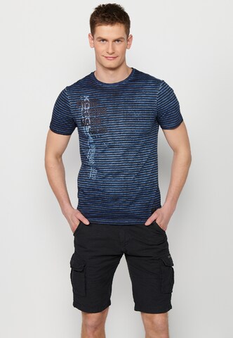 KOROSHI Shirt in Blau: Vorderseite
