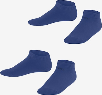 ESPRIT Socks 'Foot Logo 2-Pack' in Blue: front
