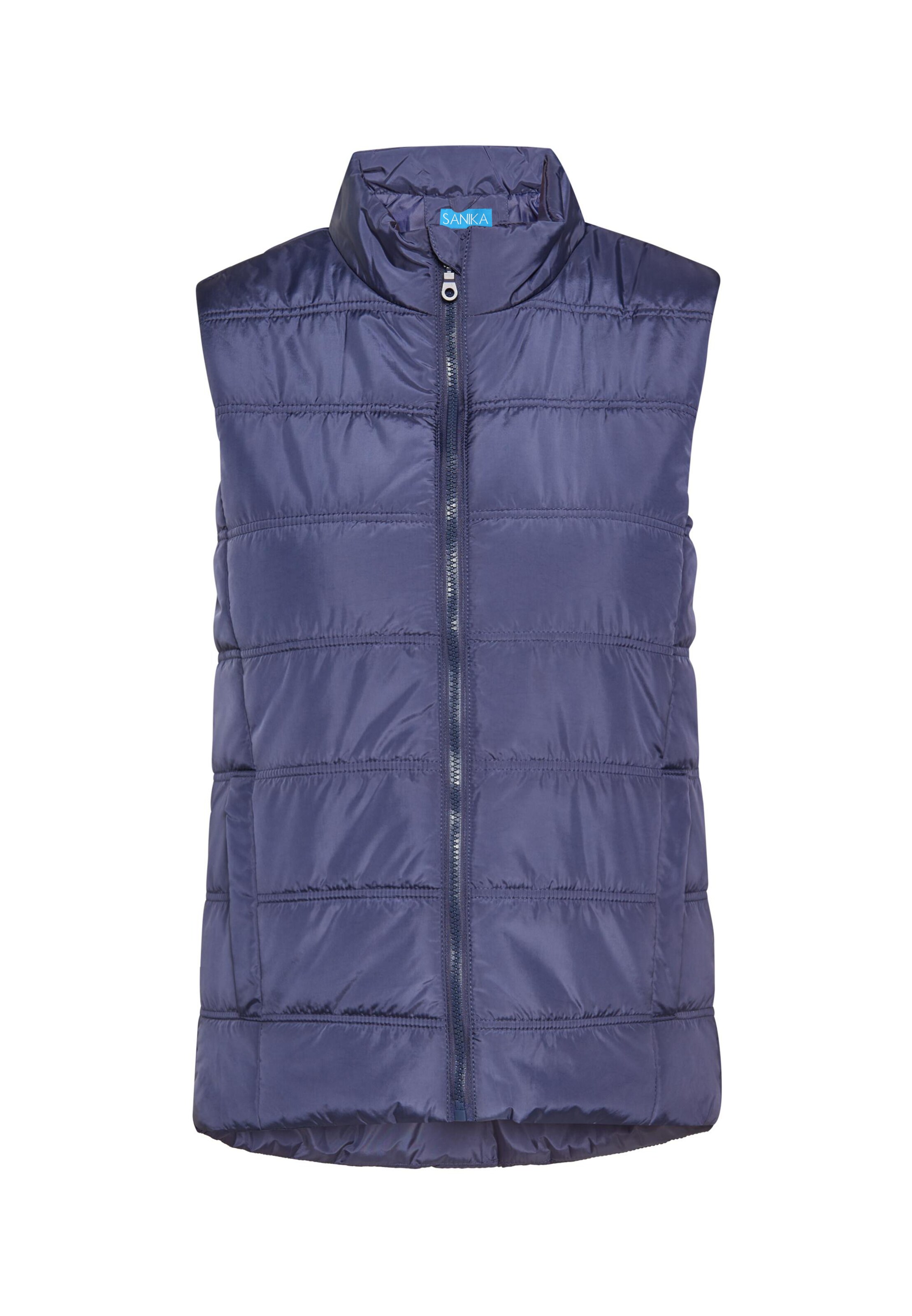 SANIKA Gilet en indigo, Vue avec produit