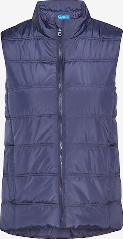 Gilet SANIKA en bleu : devant