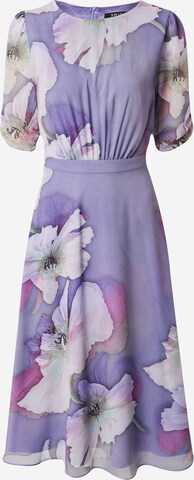 SWING Dress in Purple: front