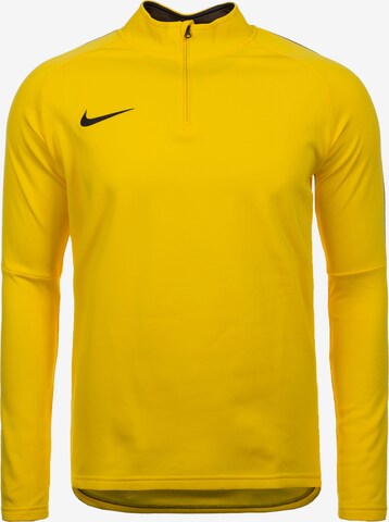 NIKE Performance Shirt 'Academy 18 Drill' in Yellow: front