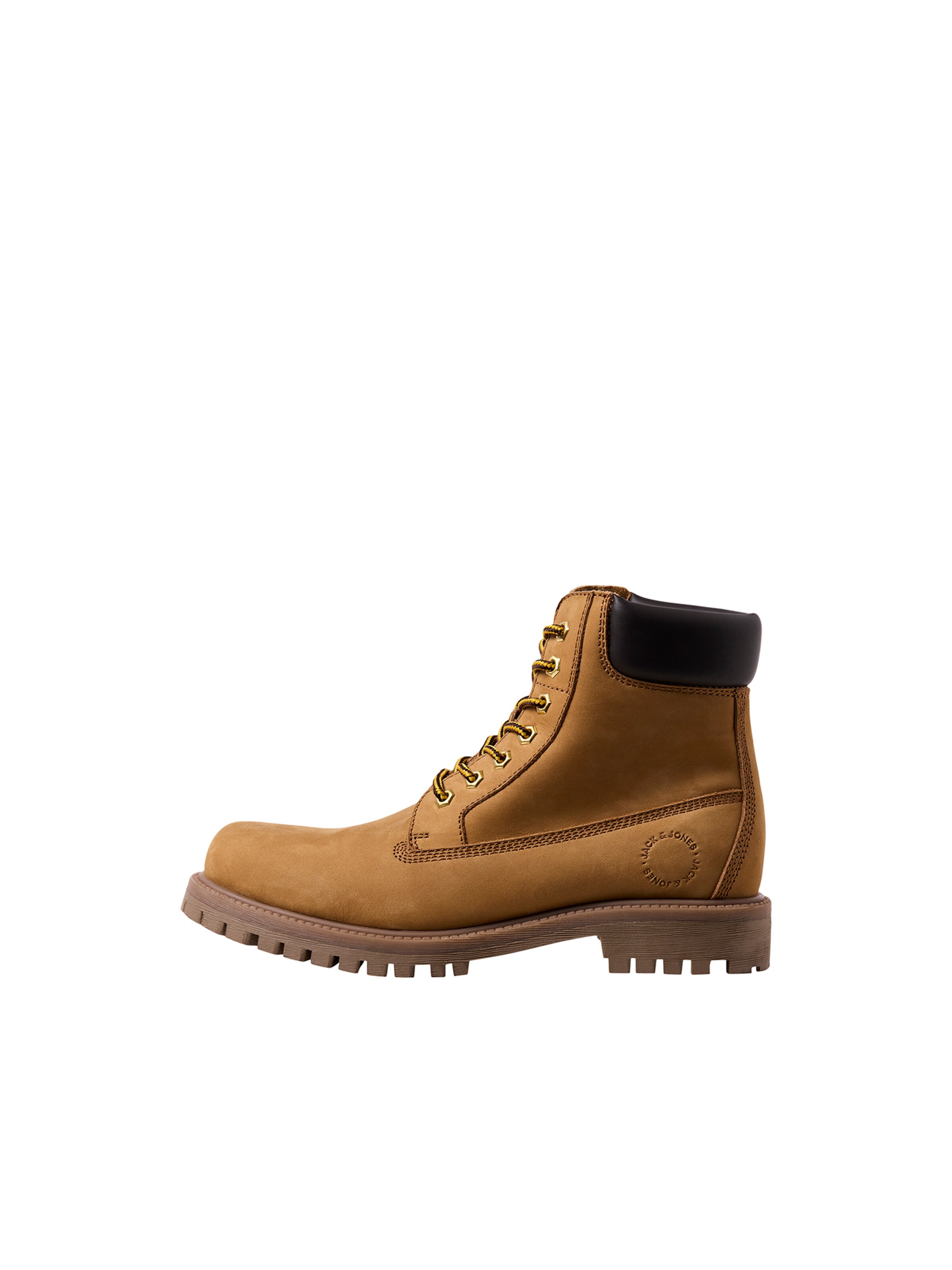 JACK & JONES Schnürboots 'JFWMONTANA' in Gelb: Vorderseite
