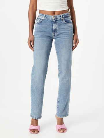 7 for all mankind Regular Jeans 'ELLIE' in Blauw: voorkant