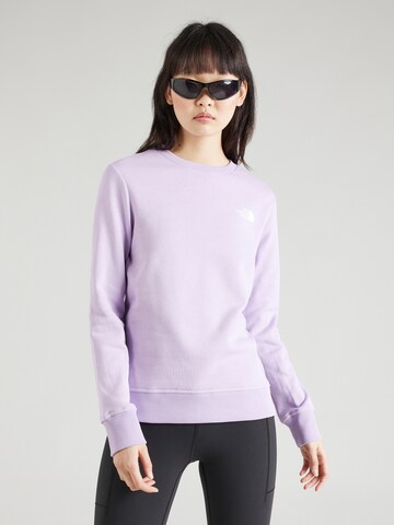 Sweat-shirt THE NORTH FACE en violet : devant