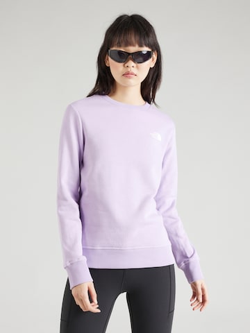 THE NORTH FACESweater majica - ljubičasta boja: prednji dio