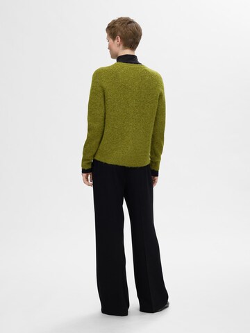 SELECTED Knit cardigan in Green