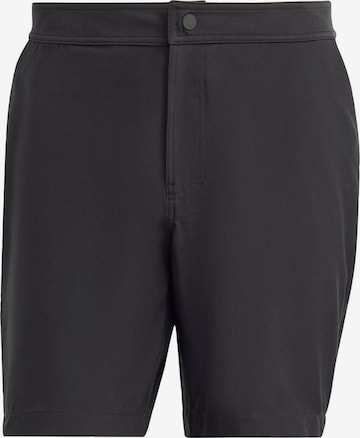 ADIDAS PERFORMANCE Regular Workout Pants in Black: front