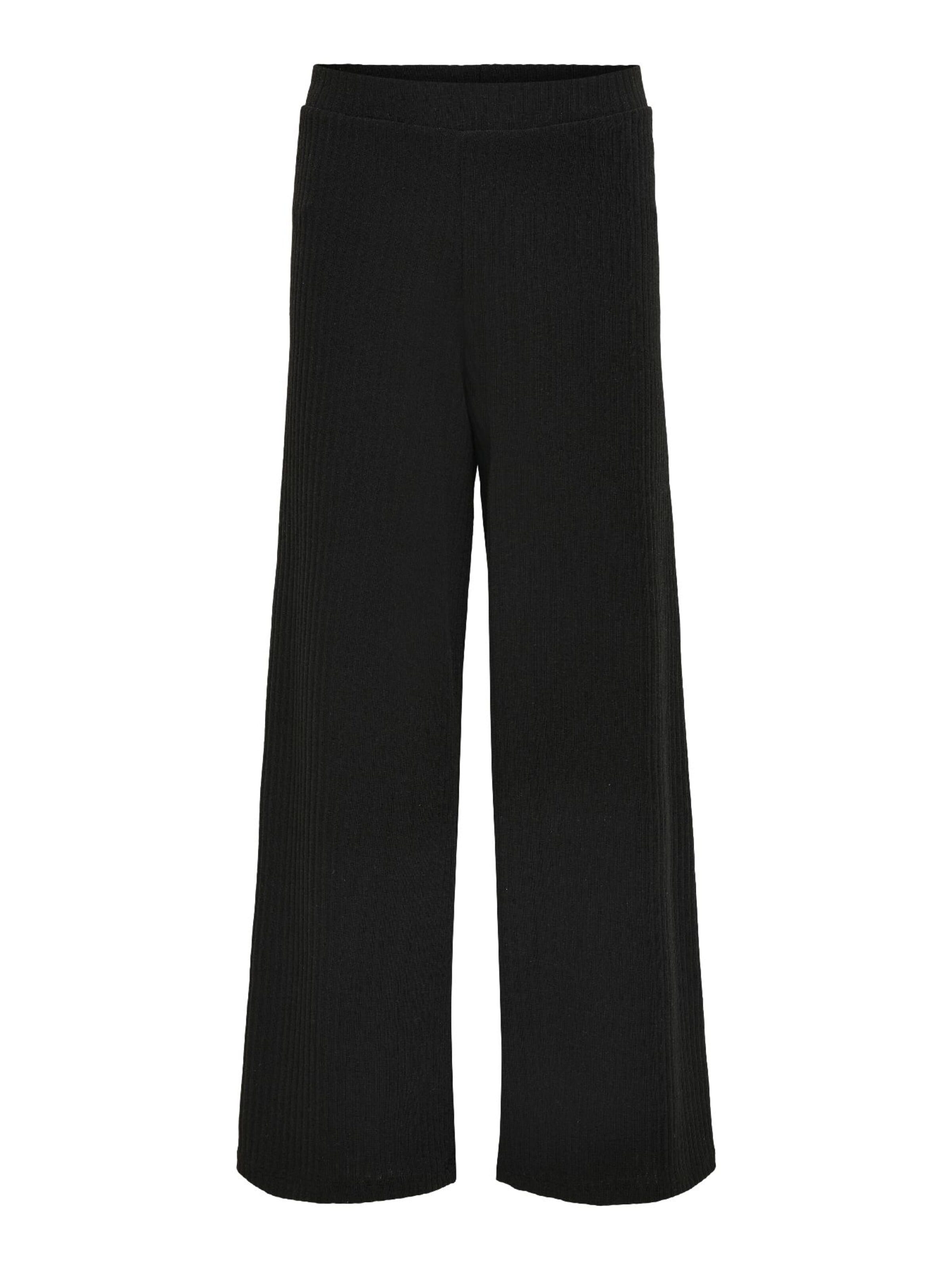 ONLY GIRLS Pants 'Wide Pant KOGNELLA PANT JRS' in Black: front