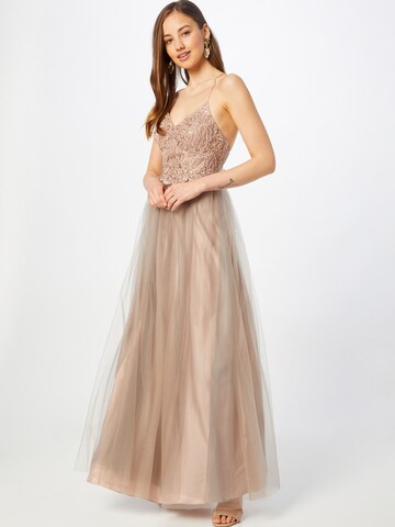 Laona Evening Dress in Brown