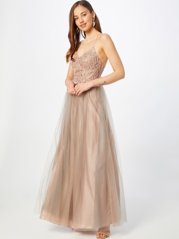 Laona Evening Dress in Brown