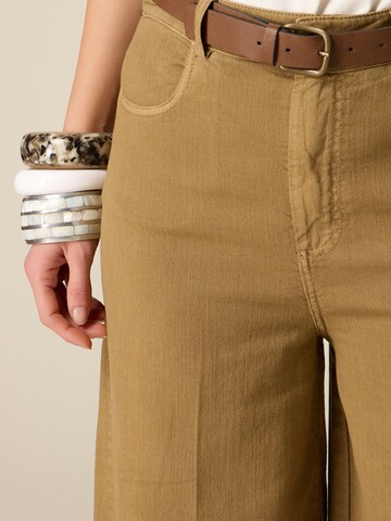 Baggy Pantaloni di oltre in marrone