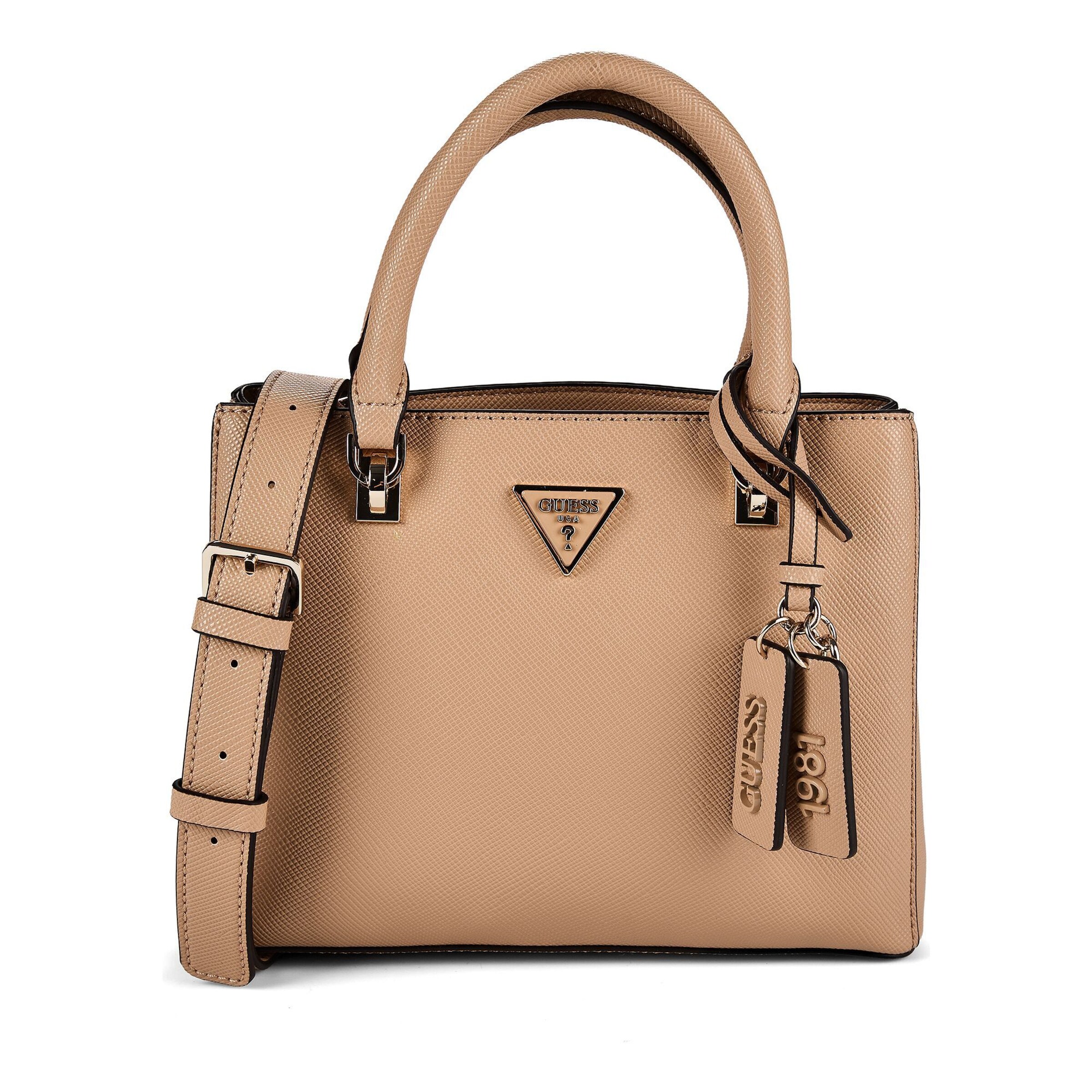 GUESS Noelle Handtasche 25 cm in One Size in hellbraun, Produktansicht