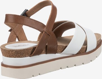 JOSEF SEIBEL Strap Sandals in White